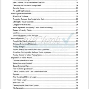 SkilCheck Training & Procedures Manual Table of Contents