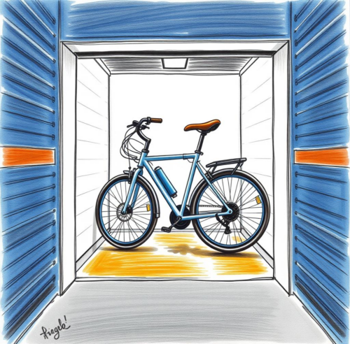 lithium batteries in storage spaces